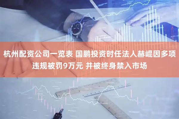 杭州配资公司一览表 国鹏投资时任法人赫崐因多项违规被罚9万元 并被终身禁入市场